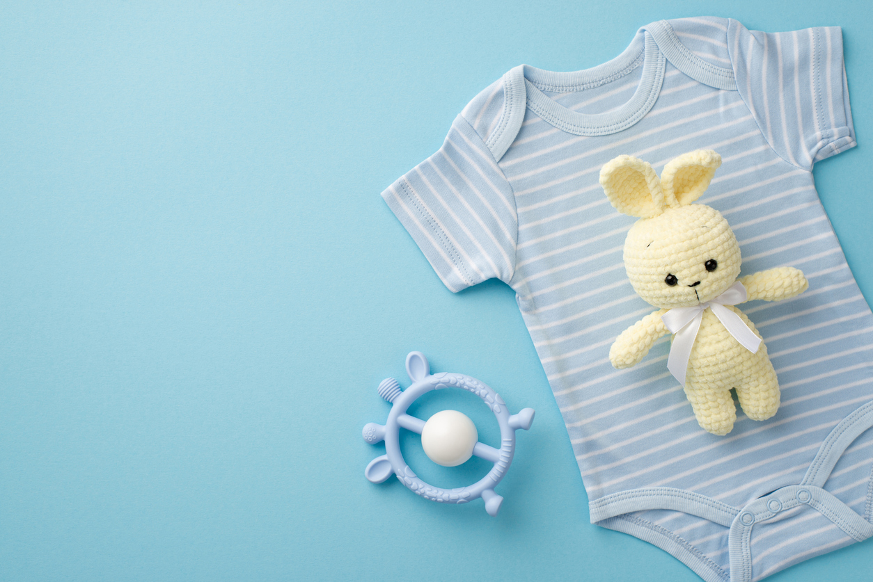 Blue baby accessories