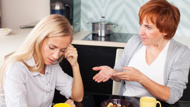 Conflict between mother and daughter