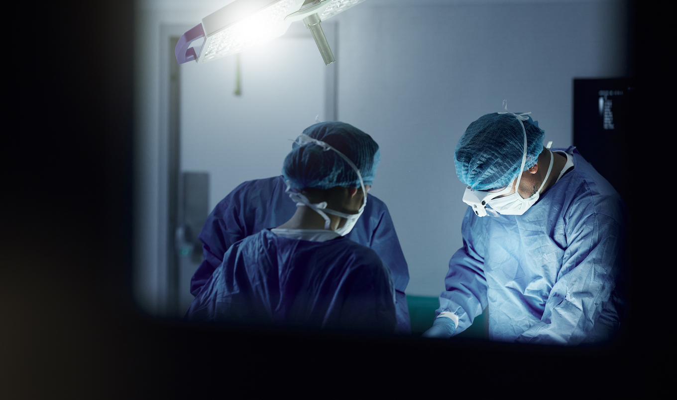 Doctors in operating room